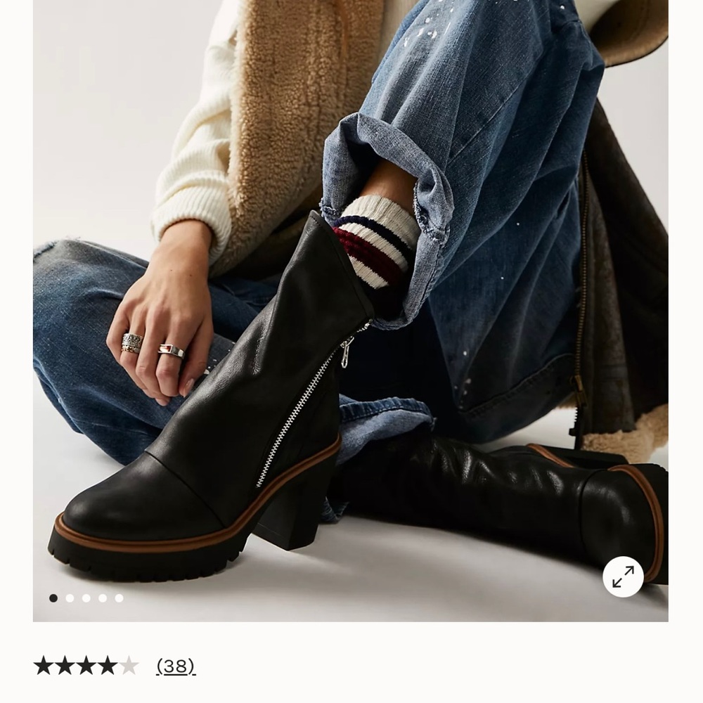 Free People black boots - Brand new!